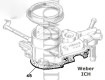 Carburateur pakking Fiat 600D - 770 S - 850N Weber 1964-1973